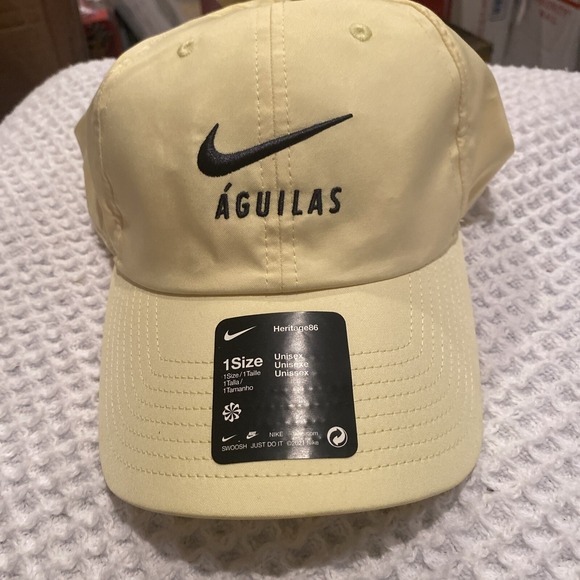 Nike Aguilas‎ Hat Cap Mens Yellow  One Size  NWT - Picture 1 of 6